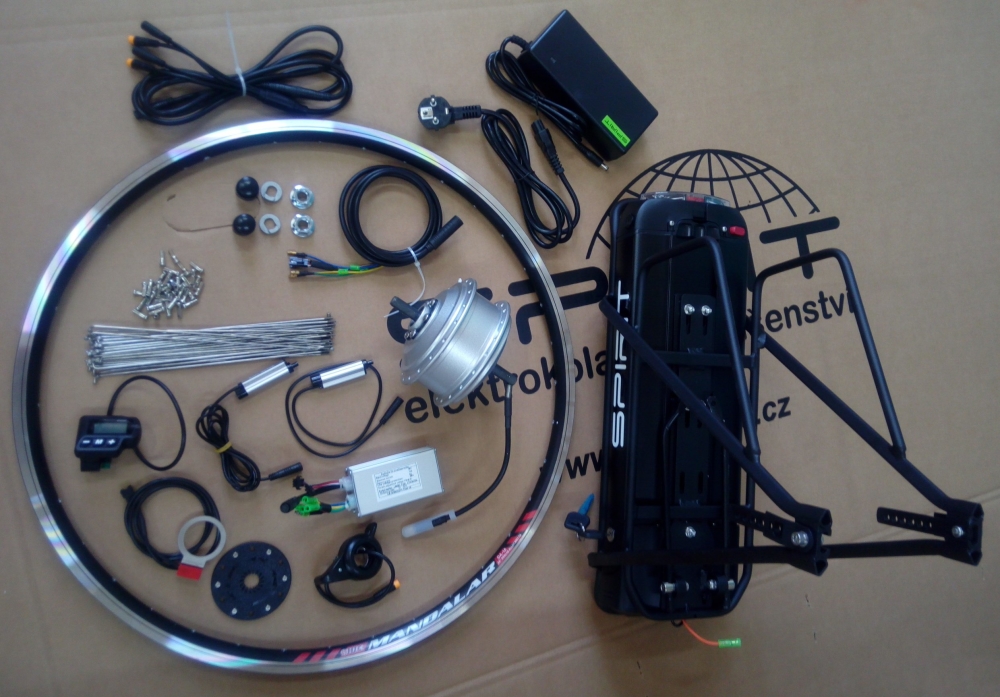 Elektrosada Spirit 26", 250W přední, 36V/15Ah, rear battery