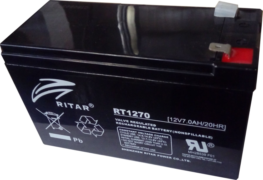 baterie Eurocase NP7-12, 12V, 7Ah (RBC2)