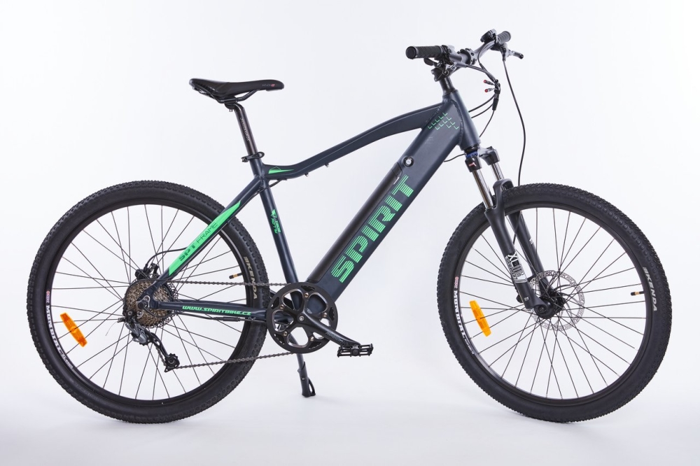 Elektrokolo MTB II 27,5 black/green, integr.bat. 17Ah
