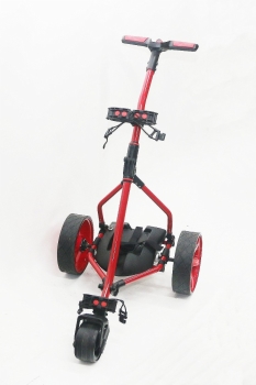 Golfový vozík elektrický - Sport Red, Li-Ion12V/18Ah